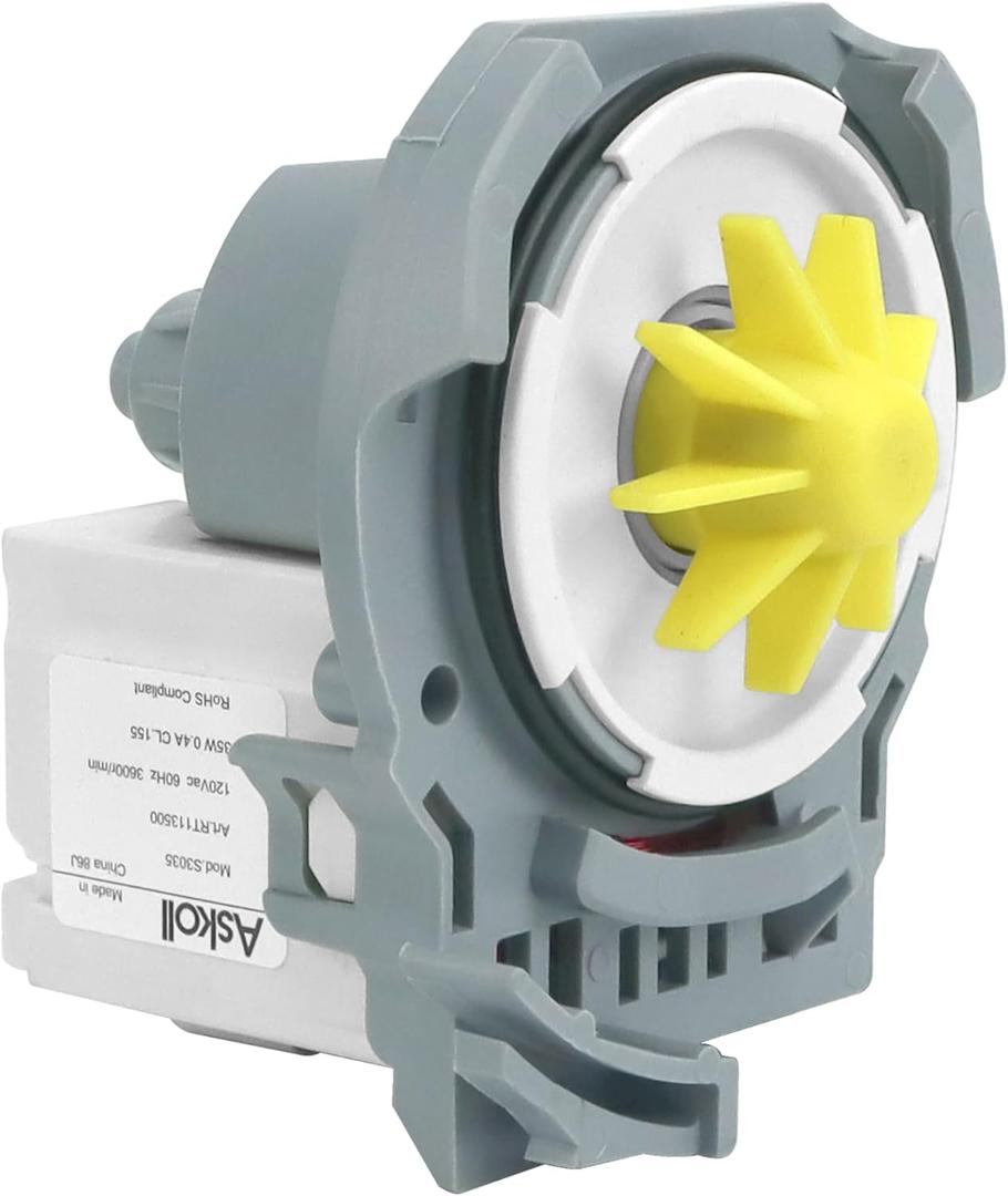 W10724439 W10876537 W10348269 Dishwasher Drain Pump for Whirl-pool WDT720PADM2 WDT720PADM1 WDF520PADM9 WDF320PADS2 WDT970SAHZ0 WDT730PAHZ0-Ken-more Kitchen-aid Dishwasher Pump Motor by TOMOON