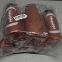 RhythmFit Football Party Favors, 6 Pack Football Water Bottles with 300 PCS Stickers, 20 oz Sports Squeeze Bottle, BPA-Free Reusable Water Bottles Bulk for Boys, Gifts For Team