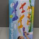 Fuwidvia 3 Pack Airplane Launcher Toys, 13.2'' LED Foam Glider Plane Toy for Boys, 2 Flight Modes Outdoor Flying Toys Birthday Gifts for Boys Girls 4 5 6 7 8 9 10 11 12 Year Old (Blue&Green&Orange)