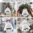 3 x Karate Ornament Boy 2025, Inspirational Gifts for Women Boy Girl, Motivational Gifts to Cheer Up A Friend, Coworkers, Besite, Wooden Ornament for Christmas Tree Decorations