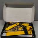 Pilates Equipment, Portable Pilates Bar Kit with Resistance Bands, Professional Adjustable Heavy Duty Squat Workout Equipment for Men, Home Gym Muscle Strength Training, Full Body Exercise