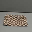 Crumbs Home Modern Farmhouse Fall Linen Indoor Outdoor Lumbar Pillow Cover Only, 12"x20" Water Repellent for Patio, Backyard, Couch, Rust and Brown Ravenala Palm Tree