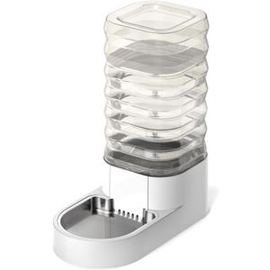 Gravity 6.5L Dog and Cat Water Bowl Dispenser, Automatic Stainless Steel Dog Water Bowl, 100% BPA-Free