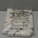 H.VERSAILTEX Linen Sheer Curtains for Living Room Curtains 63 Inches Long Light Filtering Rod Pocket Window Sheer Linen Curtains for Bedroom, 2 Panels, Classical Floral Printing Sage and Taupe