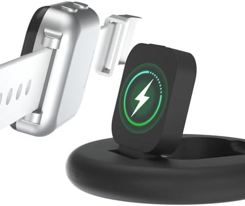 sylacor Charging Stand Compatible with Gabb Watch 3e/3, Portable & Foldable Wireless Magnetic Charger Accessories with 3.3 Feet Charging Cord (Not for Gabb Watch 2/1) (Black)