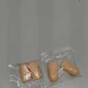 4 Pack Gel Toe Cap and Protector for Big Toe - Cushions and Protects, Toe Covers for Women & Men, Provides Relief from Missing or Ingrown Toenails, Corns, Blisters, Hammer Toes (Large, Beige)