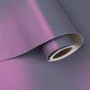 VaryPaper 32''x118'' Gradient Purple Stainless Steel Contact Paper for Appliance Refrigerator Vinyl Wrap Waterproof Brushed Metallic Peel and Stick Wallpaper for Fridge Dishwasher Countertop Wallpaper