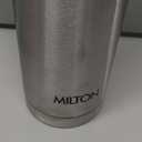 Milton Thermos for Hot Drinks 1000 ml (34 oz), 24 Hours Hot and Cold, Stainless Steel Water Bottle, Double Walled Vacuum Insulated Flask for Hot Coffee, Thermosteel, Leak Proof, Glassy, Purple