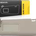 Dasbecan Left Driver Side Sun Visor Compatible with Mazda CX-9 2010-2015 Replaces# TDY1-69-320 Gray with Mirror and Vanity Light