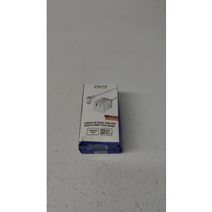 ZGear 3 Outlet AC Power Cube with USB A and C Fast charger