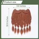 Viking Dwarf Long Braided Mustache Men's Pre-Styled Novelty Beard for Halloween Cosplay Parties, Red Brown
