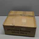 Rotating Bookshelf, 360 Degree Revolving Bookcase, 4-Tier Spinning Bookshelf, Clear Acrylic & Solid Wood Rotating Bookcase for Kids Playroom, Bedroom and Living Room, Square