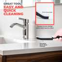 9Pcs Crevice Cleaning Brush, Multi-Purpse Hard Bristle Grout Brush for Cleaning Bathroom, Kitchen, Tiles, Corners, Teapot, Bottle, Tight Spaces & More