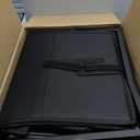 Extra Long Collapsible Wagon Cart, 480LBS Heavy Duty Utility Wagons with All-Terrain Wheels, Foldable Grocery Carts for Gardening, Shopping, Beach, Camping, Black (Ebony)