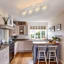 Dimmable White Plug in Track Lighting Kit,3 Light Plug in Ceiling Light with 16.5' Cord,Flexibly Rotatable Light Head,Modern Industrial Farmhouse Style(Bulbs Not Included)