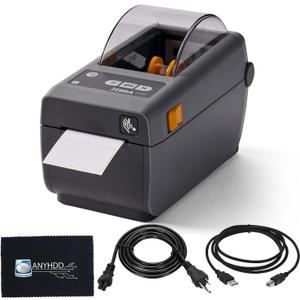 ZD410 Direct Thermal Label Printer for Shipping Barcodes Desktop USB Ethernet Wired Office Use