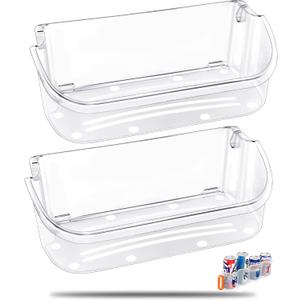 [2 PACK] UPGRADED 240356402 Refrigerator Door Bin Compatible with Frigidaire Door Shelf Replacement Refrigerator Door Shelves FFSS2615TS0 LFSS2612TF0 FGHS2631PF4A LFSS2612TE0 FFSS2615TS5 Door Bin