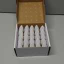 25 Pack C9 LED Bulb Christmas Replacement LightsDimmable Christmas Lights Bulbs, Smooth SMD LED Light Christmas Bulbs Replacement, Shatterproof LED Light Bulbs, E17 Base, Cool White