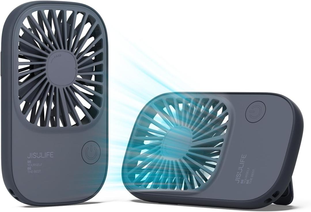 JISULIFE Handheld Mini Lash Fan with Bracket, Small Portable USB Rechargeable Personal Makeup/Eyelash Fan with 3 Speeds for Women Mom Girls Office Outdoor Travel Blue JISULIFE Handheld Mini Lash Fan with Bracket, Small Portable USB Rechargeable Personal Makeup/Eyelash Fan with 3 Speeds for Women Mom Girls Office Outdoor Travel Blue
