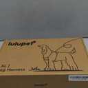 3 in 1 No Pull Dog Harness Leash and Collar Set, Soft Adjustable Dogs Vest Reflective and Comfortable Handle, XL(Neck:23-34",Chest:31-43") 88-110 lbs, Pink