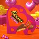 REESE'S Milk Chocolate Snack Size Peanut Butter Hearts, Valentine's Candy Gift Box, 28.8 oz (EXP 04/01/26)