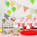 the Pooh Baby Shower Games Card, Included 1 Guess How Many Gummy Bears Sign and 30 Winnie Guessing Cards, Winnie Baby Shower Game for Boys Girls, Birthday Party Supplies 5 * 7IN