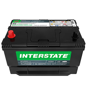Interstate MTX-65 AGM Automotive Battery (Group 65) 