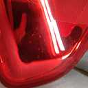 HECASA LH Tail Light Compatible with 2007-2013 Toyota Tundra Pickup Halogen Rear Brake Tail Lamp Assembly Replacement for 815600C090 TO2800183 (Red Lens+Clear Lens+Chrome Housing)