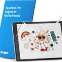 MOBDIK 2 Pack Paperfeel Screen Protector Compatible with iPad 9/8/7 (10.2 Inch, 2021/2020/2019, 9th/8th/7th Generation), Crafted for Natural Writing, Anti Glare with Easy Installation Kit