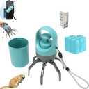 Portable Pet Pooper Scooper,Portable Pooper Scooper for Dogs,Portable Poop Scooper with Bags,Pooper Scoopers with Bag Attachment,with 15/60/120 PCS Bag Attachment. (120, Bags)