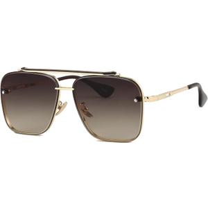 Gtand Fashion Trendy Square Aviator Gradient Sunglasses For Women Men Vintage Metal Sun Glasses