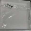 Glossy White Sturdy Acrylic Serving Tray with Handles-10x10Inch-Serving Coffee,Appetizer,Breakfast,Butler-Kitchen Countertop-Makeup Drawer Organizer-Vanity Table,Ottoman Tray-Decorative Tray