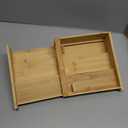 Spice Rack, 3-Tier Expandable Bamboo Spice Rack Organizer for Cabinet - Kitchen, Pantry and Cupboard Storage Organizer