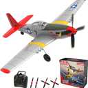 LEAMBE 4 Channel RC Plane, Ready to Fly Aerobatic Aircraft, Easy Control for Beginners, P51 Mustang RC Airplane Best Gift for Adults
