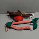 NEXAGEBIUS Christmas Car Decorations Kit with Light Up Reindeer Antlers for Cars Lighted Christmas Wreath Hanging Santa Nose Tail Leg Christmas Decors Exterior Car Accessories Universal (Color 1)