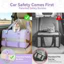 PETSFIT Large Cat Carrier with Patented Safety Buckles,Big Cats Up to 20 lb