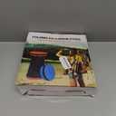 Upgraded Foldable Stool Thickened, Portable Collapsible Stool Retractable Stool for Fishing, Hiking Tours, BBQ, Parties, Outdoor Activities (Blue, 1pack)