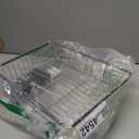 JASIWAY Dish Drying Rack in Sink, Expandable Stainless Steel Dish Drainers for Kitchen Counter, Dish Dryer Rack for Inside Sink, Over The Sink Dish Racks with Utensil Holder, Silver