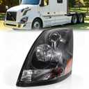 Headlight Assembly Compatible with 2004-2017 VOLVO VNL Halogen, Headlamps Head Light Lamp W/Bulbs Housing Driver Side