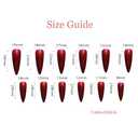 2 x Redykat 24PCS Stiletto Matte Press On Nails, Salon Quality Nail Art, Extra Long Acrylic False Nails, Fake Nails, Home Quick Manicure (bluegreen ombre)