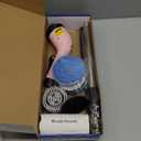 Electric Spin Scrubber - Cordless Bathroom Scrubber with 7 Brush Heads - Dual Speed IPX7 Waterproof Power Scrubber for Heavy-Duty Bathtub, Glass, Tile, and Car Cleaning (Pink)