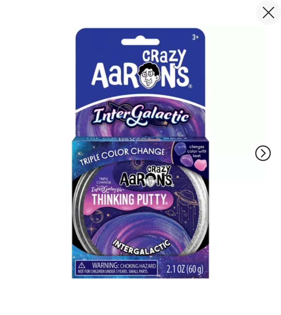 Crazy Aaron's 3.5" Thinking Putty Tin Crazy Aaron's 3.5" Thinking Putty Tin