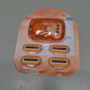 DreamGenius Travel Razors for Women Include 1 Handle and 5 Cartridges, Extra Smooth 5-Blade Travel Essentials Razor with Case for Shaving, Orange