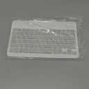 OMOTON Bluetooth Keyboard, Backlight Wireless Rechargeable Keyboard for iPad, iPad Pro, iPad mini, iPad Air with Illuminated LED (White)