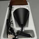 MEIXISUE Black Candle Warmer Lamp with Timer and Dimmer,Mother's Day/Birthday/Christmas Gifts for Mom/Wife,Electric Wax Melt Warmer,Home Decor,Scented Jar Lamp,Adjustable Height,with 2 Bulbs