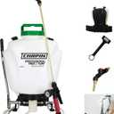 Chapin International Chapin 62000 Tree/Turf Pro Commercial Backpack Sprayer with Control Flow Valve Technology for Fertilizer, Herbicides and Pesticides, 4 gal, Translucent White