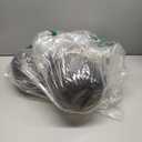 Meanplan 4 Pcs Self Watering Hanging Planter Indoor 6.5 Inch Hanging Baskets for Plants Outdoor Plastic Flower Pot with 3 Hooks Chains Drainage Holes for Garden Home, Medium Size, (Gray)