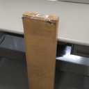 CHICOLOGY Faux Wood Blinds, 35'W x 84'H, Cordless, Blackout, Basic White