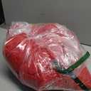 6-Pack Premium Red Spandex Tablecloths for 6ft Rectangle Tables, Stain & Wrinkle-Resistant, Washable Stretch Polyester Fitted Table Cover for Weddings, Banquets, Trade Shows Events