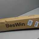 BesWin Office Chair Mat for Carpet, 48'' x 36'' Clear Floor Mat for Low and No Pile Carpeted Floors, Thick and Sturdy Carpet Protector for Work, Home, Gaming, Easy Glide and Flat Without Curling, 48" X 36" Rectangle